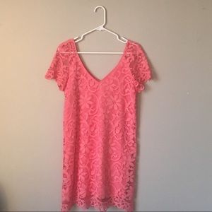 BB Dakota Cora lace shift dress xs